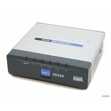Cisco-Linksys 5p SD205 Switch