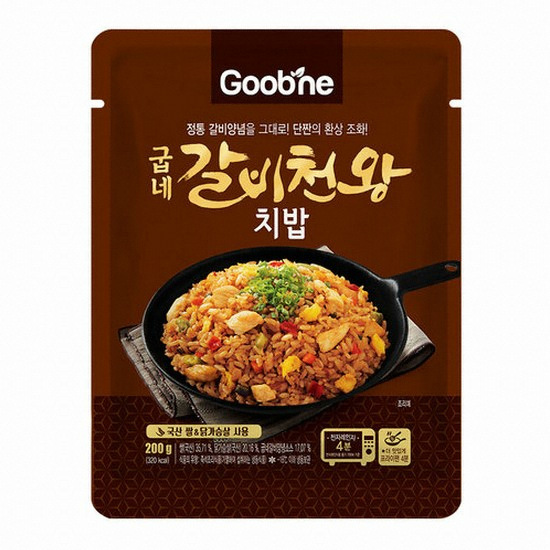 지앤건강생활 굽네 갈비천왕 치밥 200g (3개)