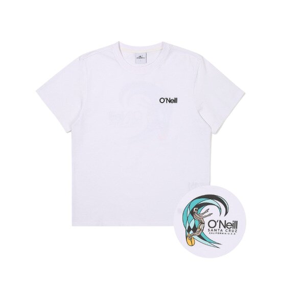오닐 산타크루즈 오가닉 반팔 티셔츠 OUTRL2215-100_이미지