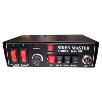 싸이렌마스터 12V 싸이렌 앰프 KS-1000