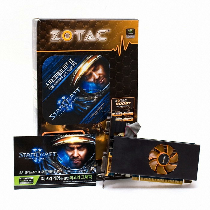 ZOTAC 지포스 GT430 D3 1GB LP 스타크래프트II 조텍코리아