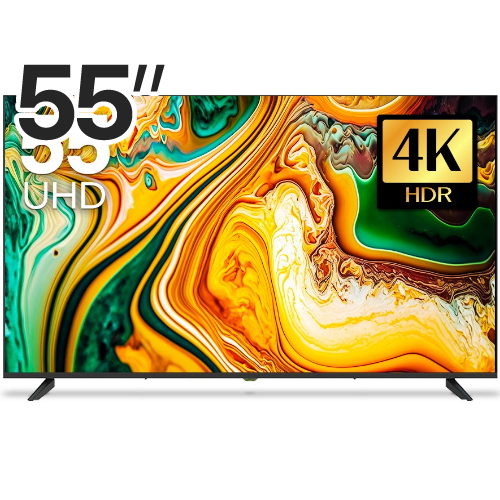 아바 4K HDR PRO 55인치 제로베젤 UHD TV 리퍼비시 (스탠드)_이미지