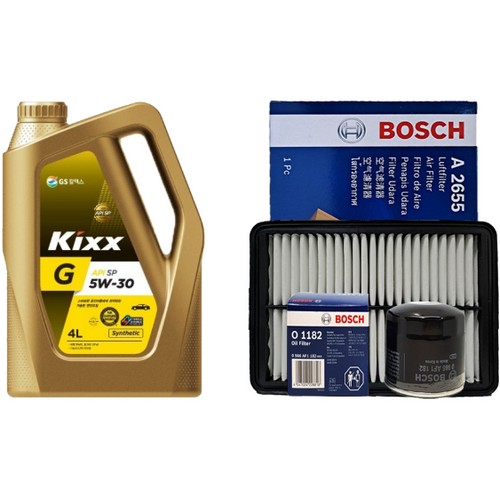 GS칼텍스 킥스 G SP 5W30 4L + 보쉬필터 현대 아반떼AD 1.6 가솔린_이미지