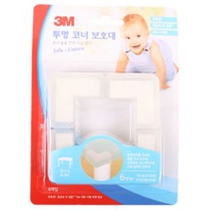 3M 투명 모서리 코너 보호대 4p