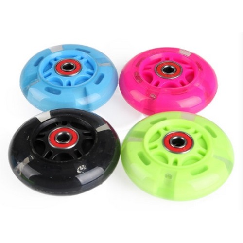 나라스포츠 스노라이드 킥보드 교체용 호환 LED 발광바퀴 78mm_이미지