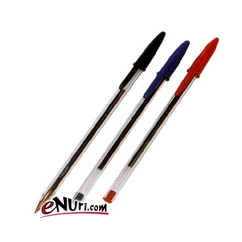 BIC 크리스탈 볼펜 1mm (3개)