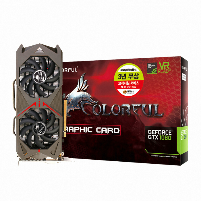 COLORFUL 지포스 GTX1060 REVENGE D5 3GB_이미지