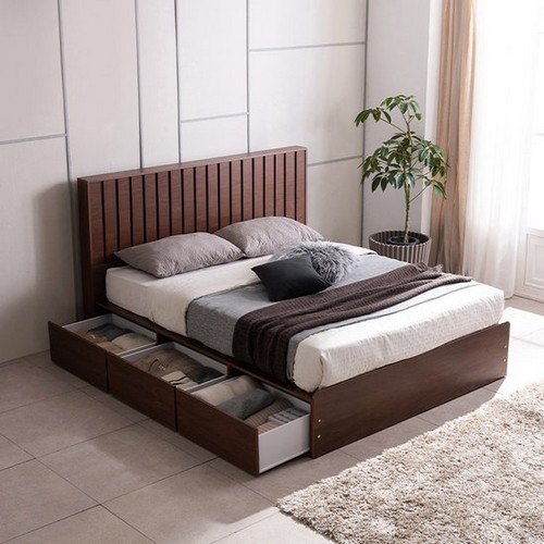 삼익가구 크로네 프리미엄 빅수납 호텔 침대 LK (SB7존독립스프링)_이미지