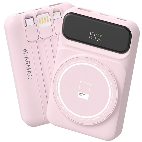 이어맥 PD 22.5W 빌트인 케이블 마그네틱 보조배터리 PTPB-09 10000mAh