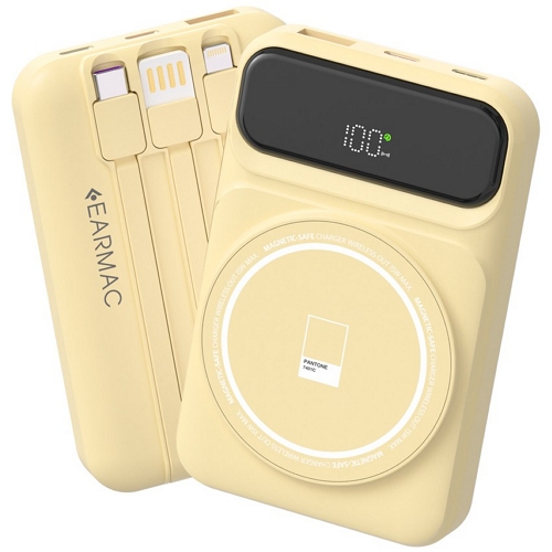이어맥 PD 22.5W 빌트인 케이블 마그네틱 보조배터리 PTPB-09 10000mAh_이미지