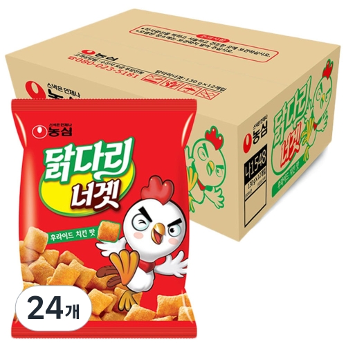 농심 닭다리 너겟 130g (24개)_이미지