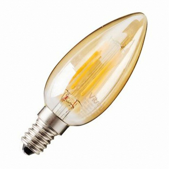 LED C35 E14 에디슨 촛대구 전구색 4W