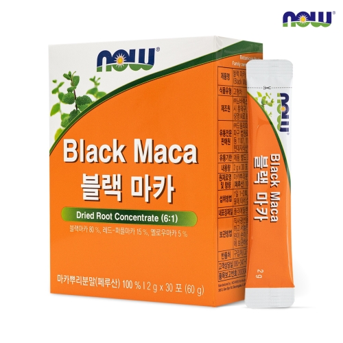 나우푸드 블랙마카 30포 (6개)_이미지