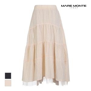 마레몬떼 패턴 밴딩 롱스커트 M225MSK19B0_이미지