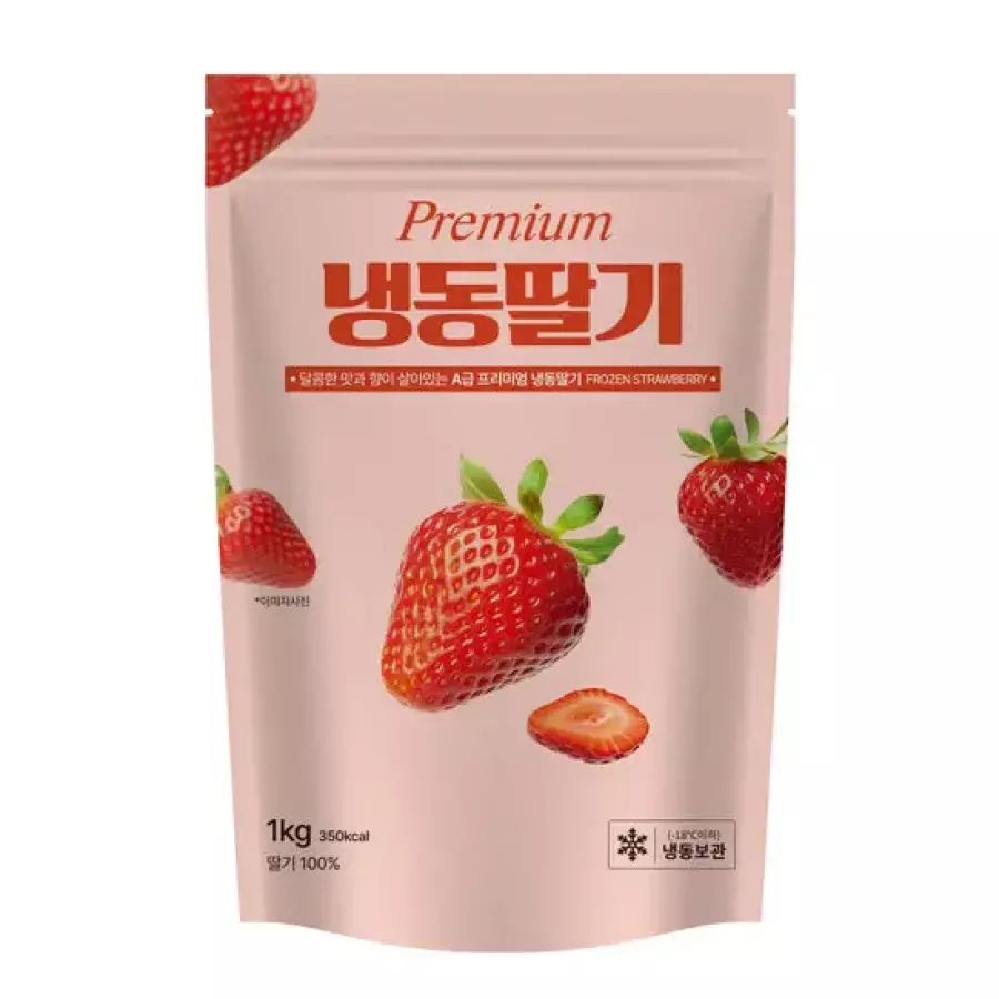 푸르젠 냉동 홀딸기 1kg [1개]