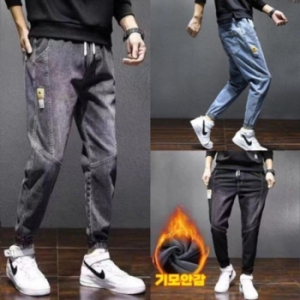 라일리 Rly 청바지 데님 조거팬츠 셀비지 기모 남성 23578145