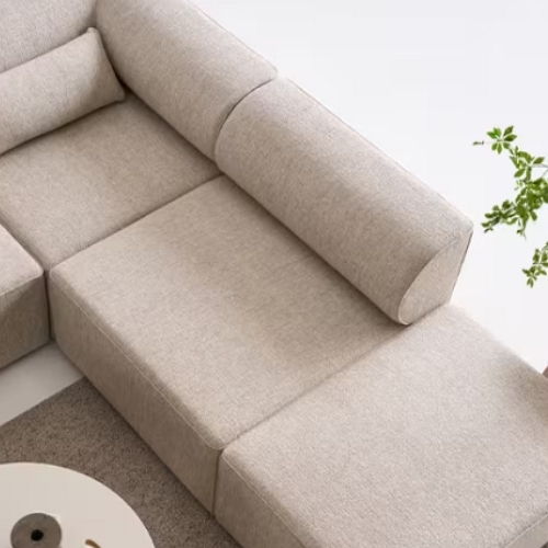 리바트 세계가구 프랄리네 코너형 패브릭 소파 1인용_이미지