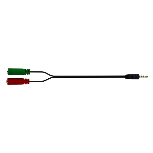 엠비에프 4극 3.5mm 스테레오 Y 케이블 (MBF-STY020) (0.2m)