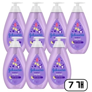 존슨즈베이비 베드타임 바스 펌프형 500ml (7개)_이미지