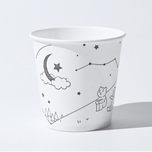 한빛 6.5온스 우리들의 별 종이컵
