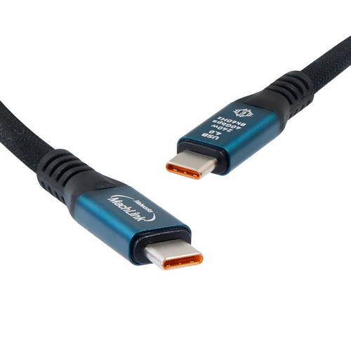 마하링크  USB4 40Gbps PD 240W C to C타입 케이블 ML-U4CC (1.8m)