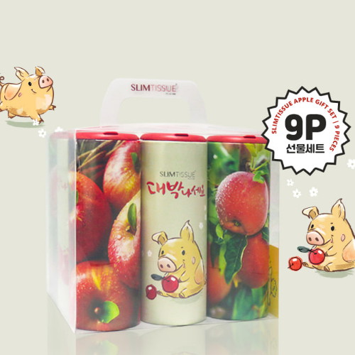  조인트크리에이티브 슬림티슈 대박사과 60매 (9입) [1팩(9입)]