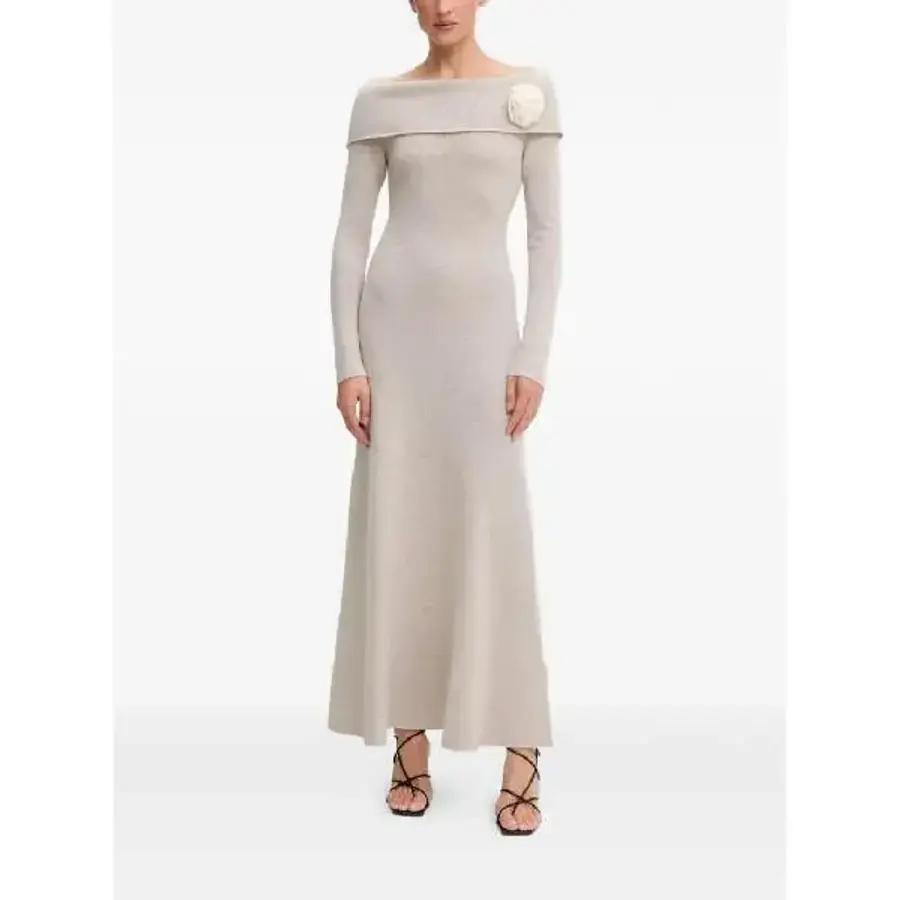 오프숄더 플라워 맥시 드레스 RF5150MA500 T