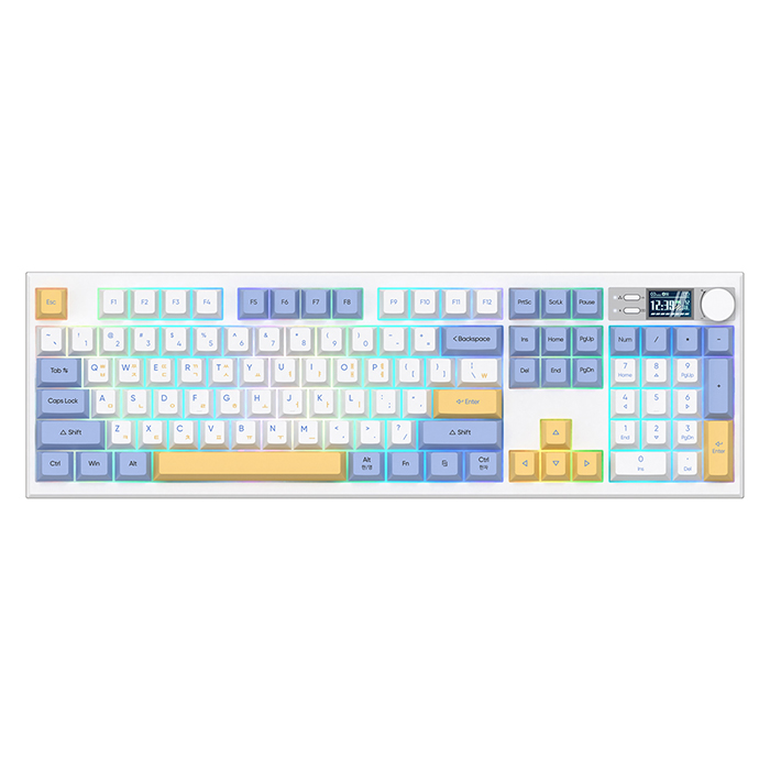 앱코 AS104 오피스네비게이터 유무선 기계식 블루레몬 (중고)_이미지