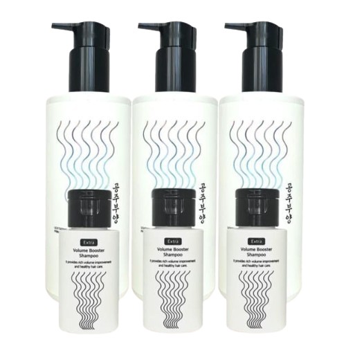 가히 공주부양 엑스트라 볼륨 부스터 샴푸 500ml+30ml (500ml 3개+30ml 3개)_이미지