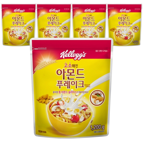 켈로그 아몬드 푸레이크 1.2kg (5개)_이미지
