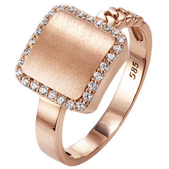 골드앤 18K 포스톤 반지