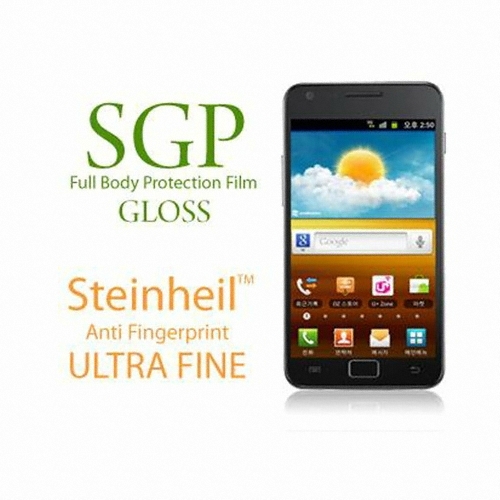 슈피겐 갤럭시S2 유광 Film Full Package슈타인하일 울트라파인 지문방지액정필름 포함 (SHW-M250L)_이미지