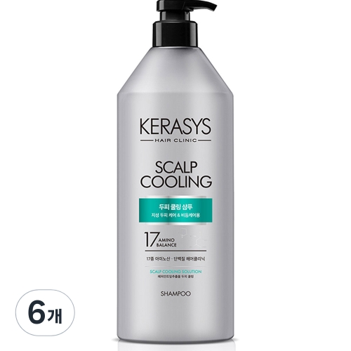 케라시스 두피 쿨링 단백질 샴푸 980ml (6개)_이미지