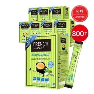 남양유업 프렌치카페 카페믹스 스테비아 디카페인 100개입 (8개)