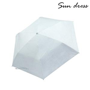 THE 썬드레스 리본 패턴 3단 우양산 블루 PS-1E3P515BU