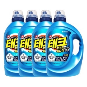 테크 호르몬 특유취 제거 액체세제 드럼용 2.7L (4개)_이미지