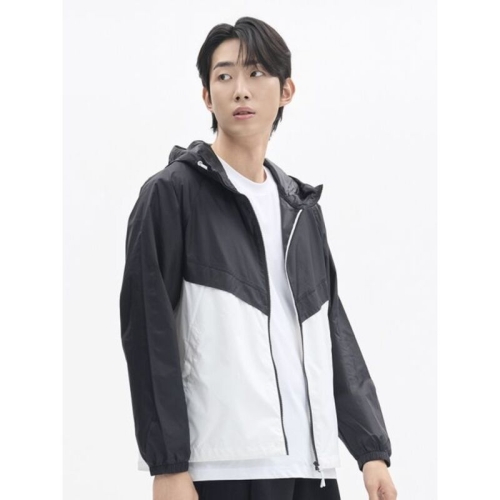 신성통상 탑텐 밸런스 남성 UV프로텍션 후드 윈드브레이커 MBG5JJ1000 BS