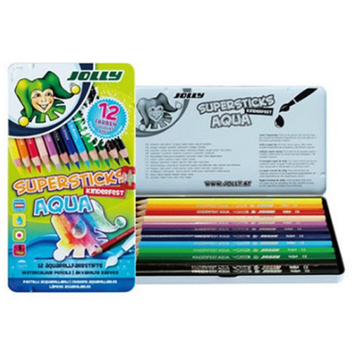 Jolly 아쿠아 수채 색연필 (12색)_이미지