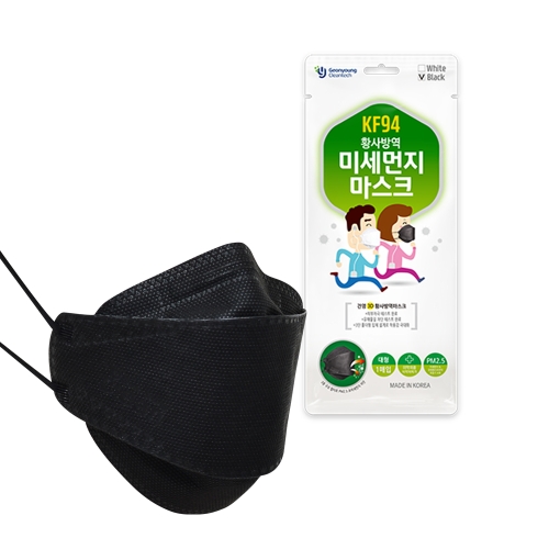 건영크린텍 황사방역 미세먼지 마스크 KF94 대형 (100매)_이미지