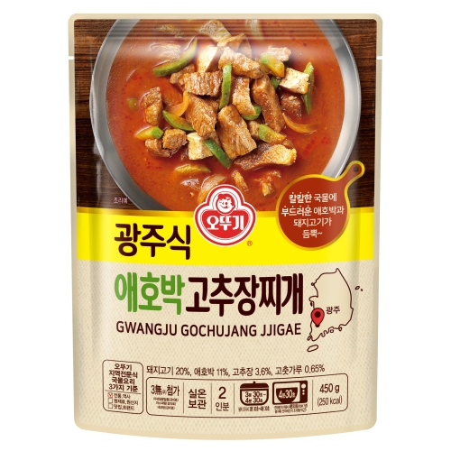 오뚜기 광주식 애호박 고추장찌개 450g (1개)_이미지