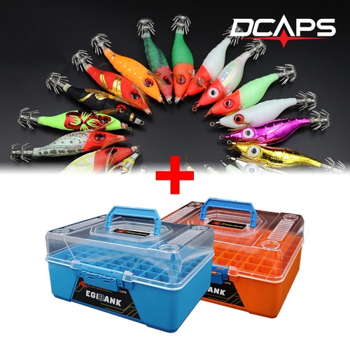 캡스 DS-23049 에기뱅크 70구 태클박스+왕눈이 70개 세트