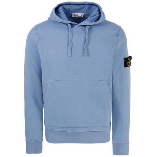 스톤아일랜드 와펜 후드티 771564120 (V0046, 미드 블루)_이미지