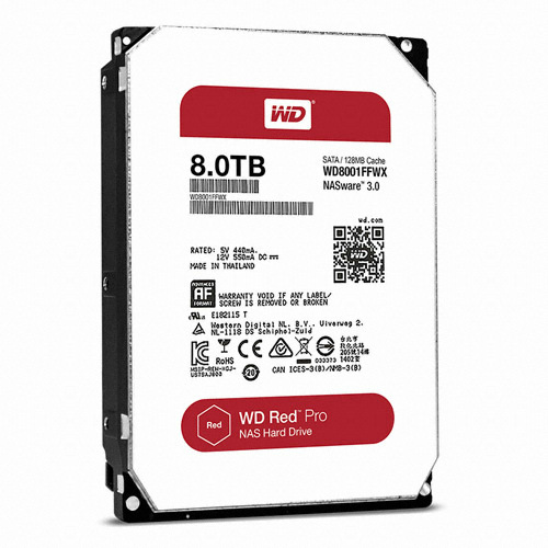 Western Digital WD RED Pro 7200/128M (8TB, WD8001FFWX)_이미지
