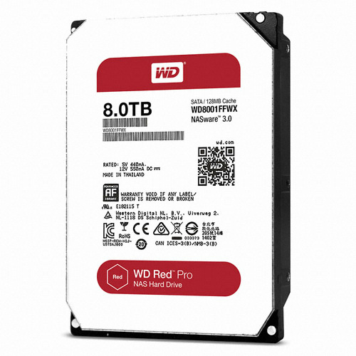 Western Digital WD RED Pro 7200/128M (8TB, WD8001FFWX)_이미지