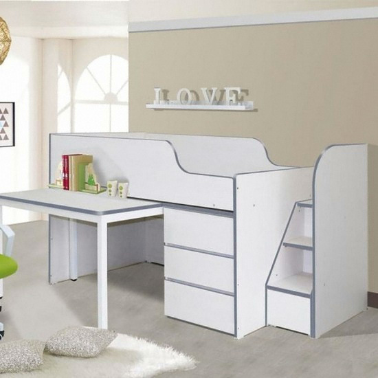 히트디자인 일레스 책상형 벙커침대 SS