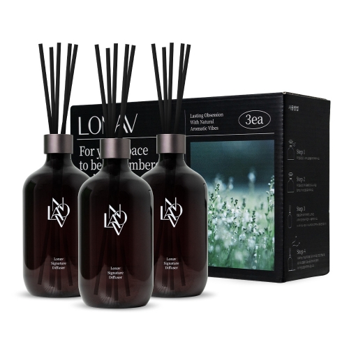 제이에이치코리아 로나브 시그니처 디퓨저 500ml (3개)_이미지