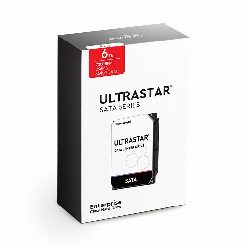 Western Digital Ultrastar DC HC310 �ڽ� ��Ű�� 7200/256M HUS726T6TALE6L4