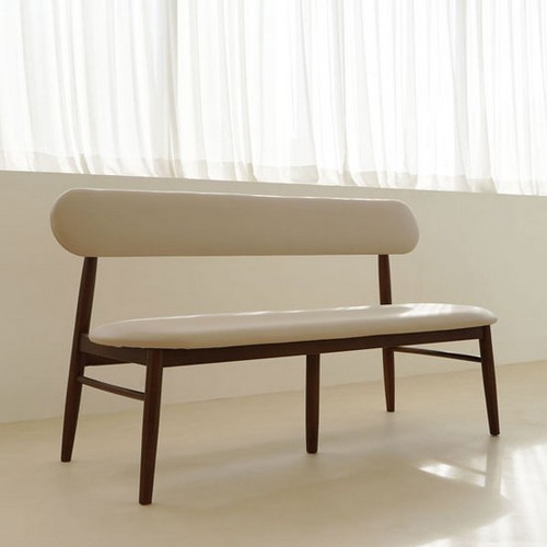 마루이 오클린 원목 식탁 벤치 3인_이미지