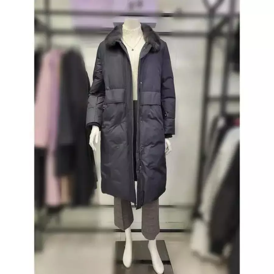 세이브존03 안감레빗 밍크 여성패딩 구스 롱코트 AGBSJHC92630-1 40943797