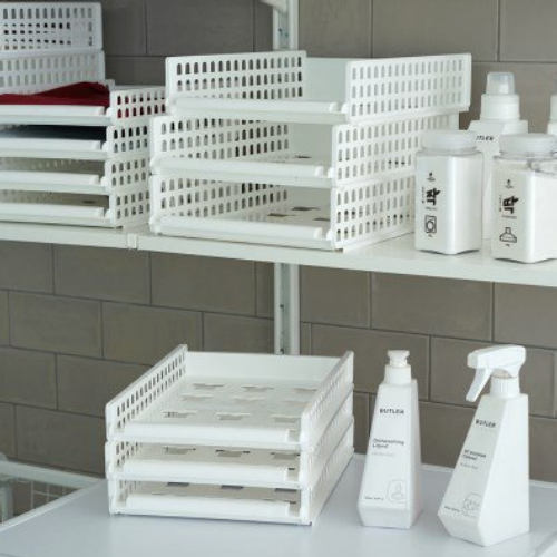 유원피에스 보노하우스 슬라이딩 스텝 리빙 바스켓 S (1개)